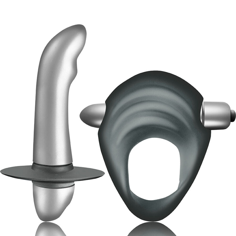 CLIMAXIMUM - ENTICE KIT ANELLO PER IL PENE + VIBRATORE PER LA PROSTATA PER PRINCIPIANTI – kit Sex Toys