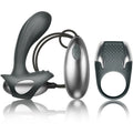 CLIMAXIMUM - EXCITE KIT ANELLO PER IL PENE + MASSAGGIATORE PER LA PROSTATA CON FILO – kit Sex Toys