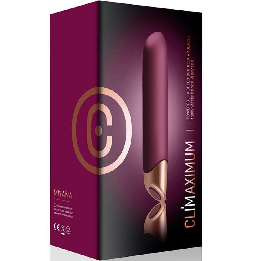 CLIMAXIMUM - VIBRATORE CLASSICO MIYANA – Classici vibratori anali o vaginali – foto 3