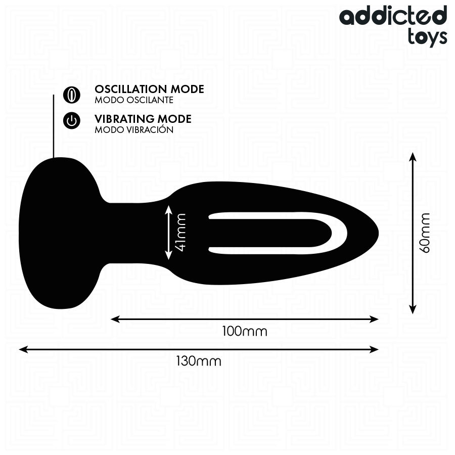 ADDICTED TOYS - PLUG ANALE CON LINGUA VIBRANTE E TELECOMANDO – Vibratori anali – foto 7