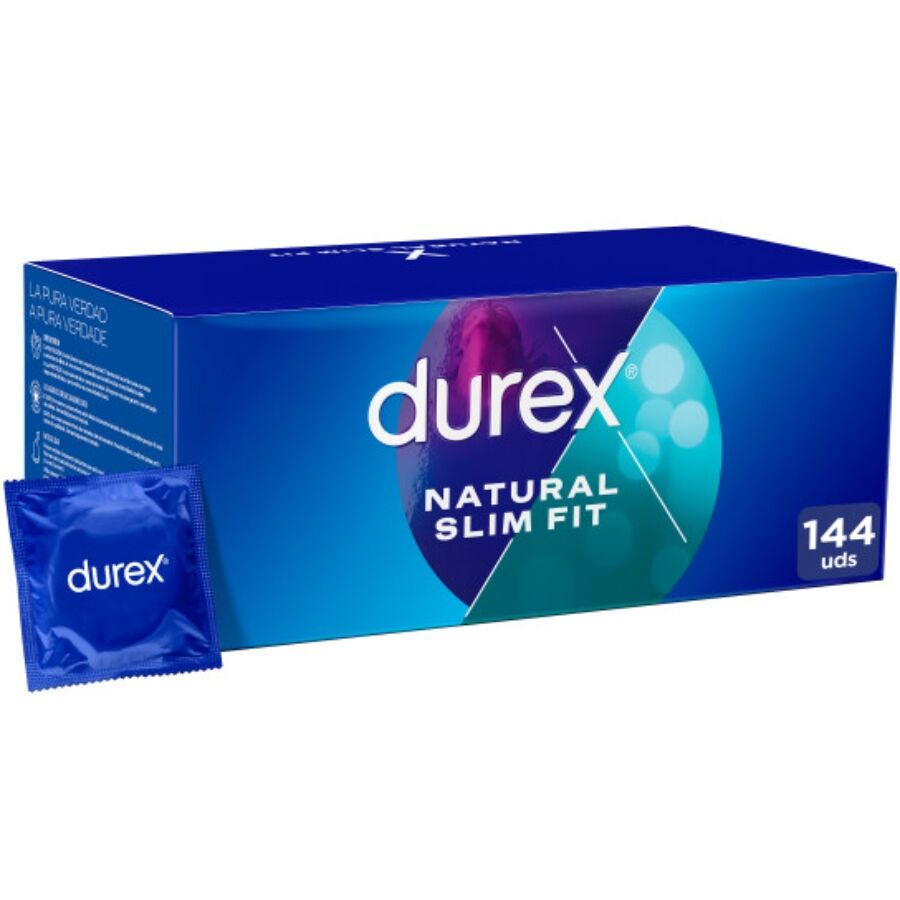 DUREX - NATURAL SLIM FIT BASIC 144 UNITÀ – Scatole da 30 a 288