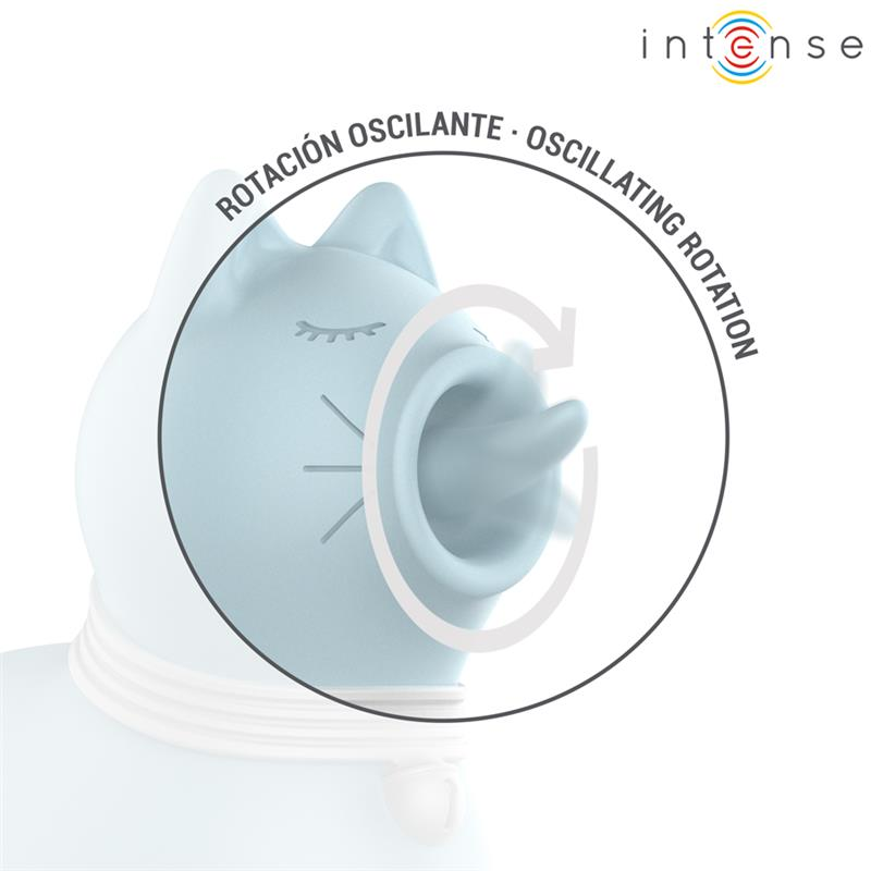 INTENSE - STIMOLATORE DUCHESS CON LINGUA ROTANTE 360º BLU – Per il clitoride – foto 5