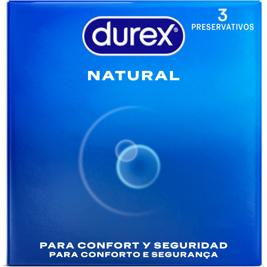 DUREX - PRESERVATIVI NATURALI 3 UNITÀ – Gamma naturale