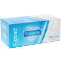 PASANTE - PRESERVATIVI RIBBED PASSION SCATOLA 144 UNITÀ – Punti e smagliature