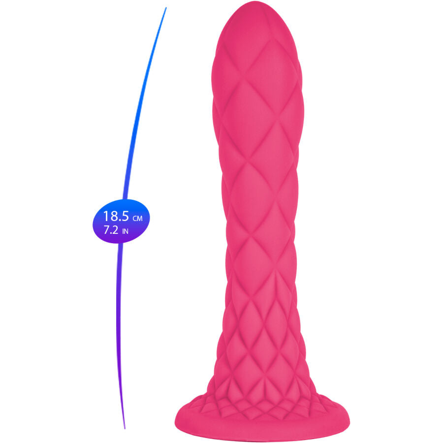 SILEXD - DILDO DA SOGNO FANTASY SILICONE LIQUIDO TERMOREATTIVO FUCSIA 18,5 CM – Falli senza vibrazioni – foto 6
