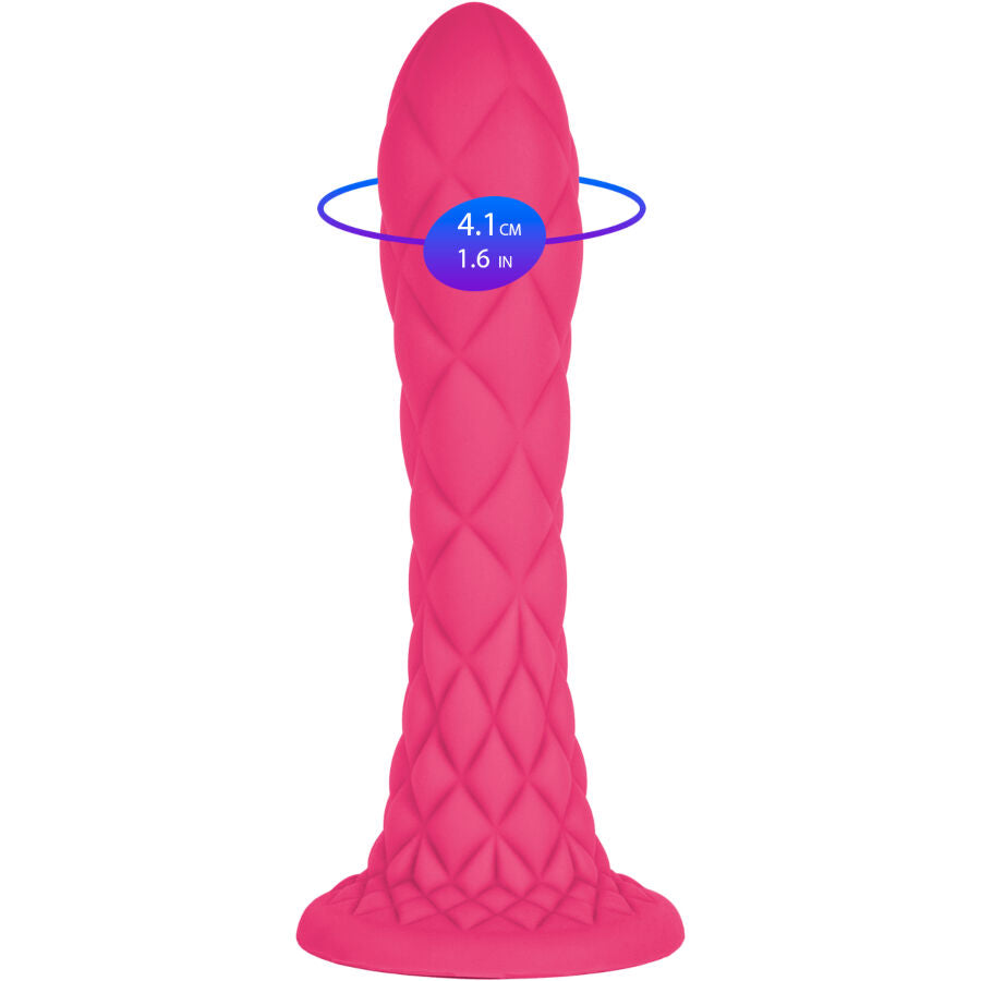 SILEXD - DILDO DA SOGNO FANTASY SILICONE LIQUIDO TERMOREATTIVO FUCSIA 18,5 CM – Falli senza vibrazioni – foto 7