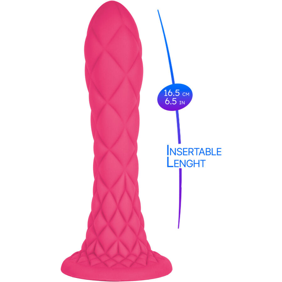 SILEXD - DILDO DA SOGNO FANTASY SILICONE LIQUIDO TERMOREATTIVO FUCSIA 18,5 CM – Falli senza vibrazioni – foto 8