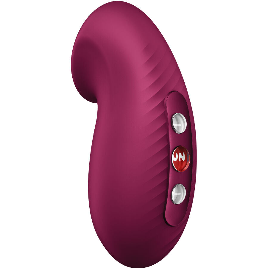 FUN FACTORY - VIBRATORE DESIRE AIR PULSE ROSSO VINO – Stimolatore d'aria con vibrazione