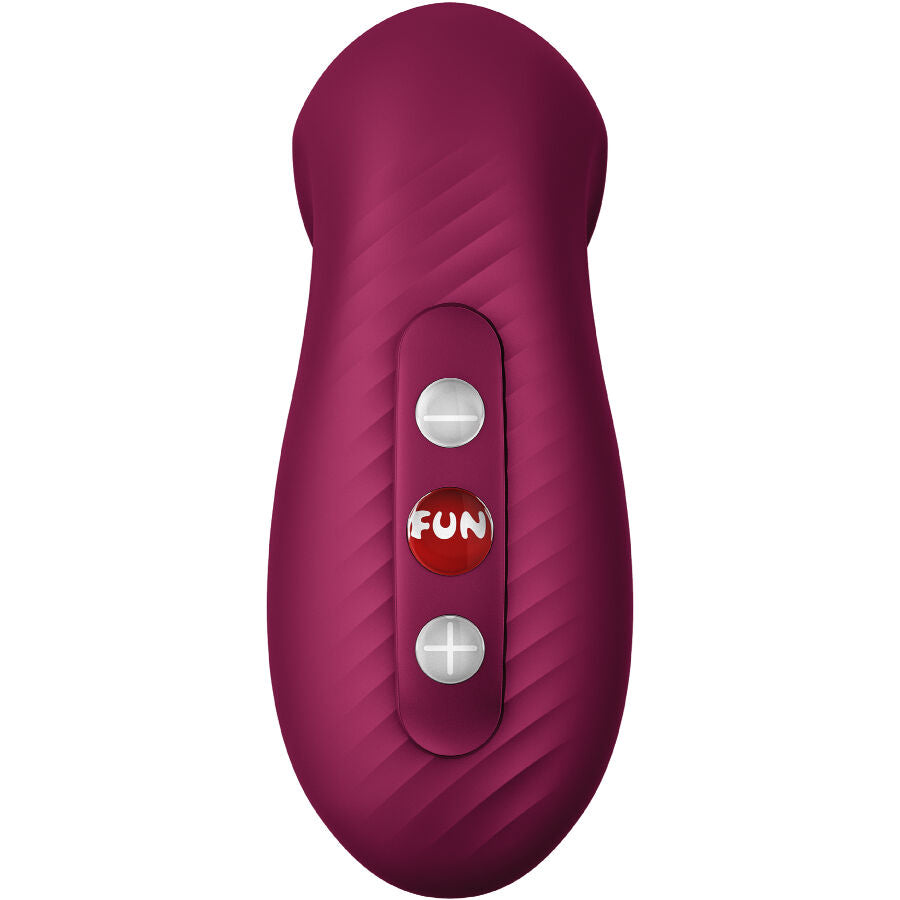 FUN FACTORY - VIBRATORE DESIRE AIR PULSE ROSSO VINO – Stimolatore d'aria con vibrazione – foto 3