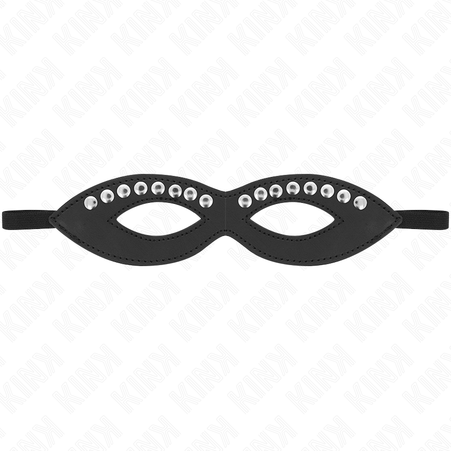 KINK - MASCHERA PER OCCHI CON MINI RIVETTI MODELLO 1 20,5 x 5,5 CM – Maschere intere – foto 2