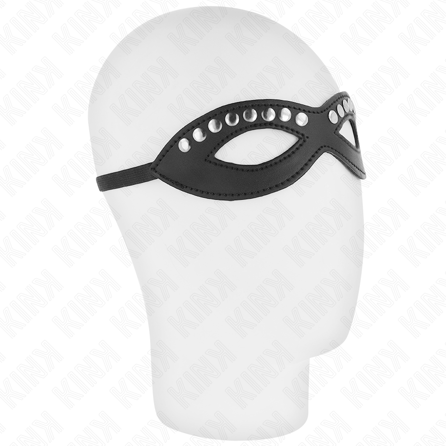 KINK - MASCHERA PER OCCHI CON MINI RIVETTI MODELLO 1 20,5 x 5,5 CM – Maschere intere – foto 3