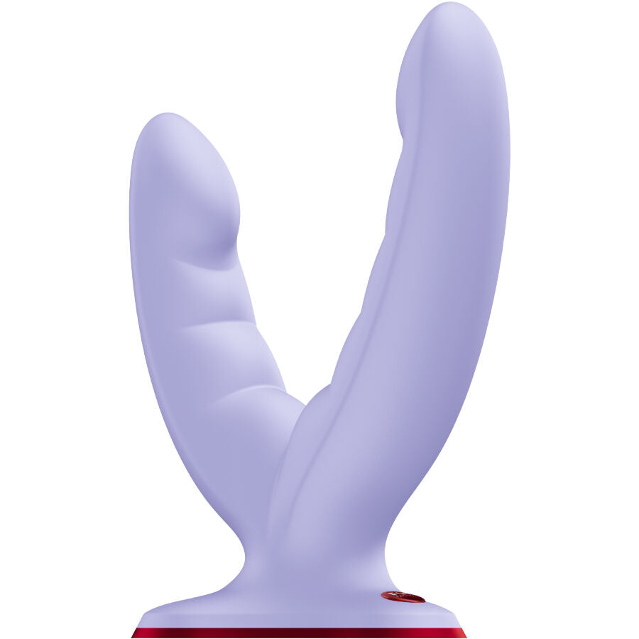 FUN FACTORY - RYDE DOPPIO DILDO VIOLA – Dildo con punto G – foto 2