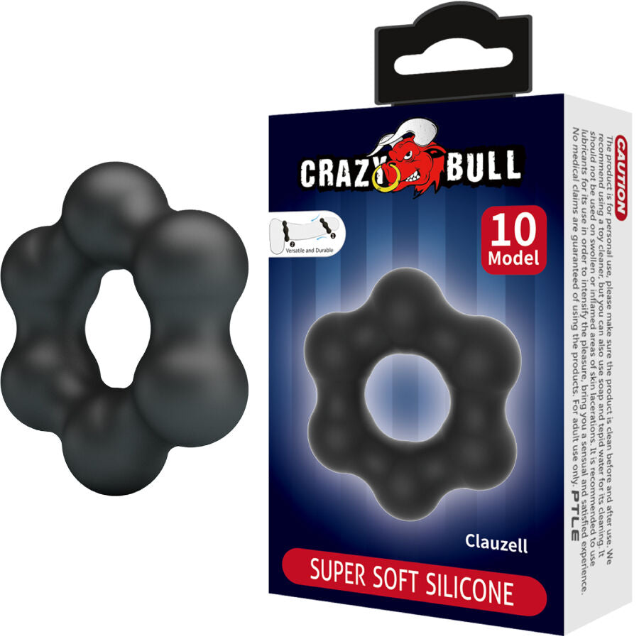 CRAZY BULL - ANELLO IN SILICONE CLAUZELL MODELLO 10 – Cockring senza vibrazione – foto 2