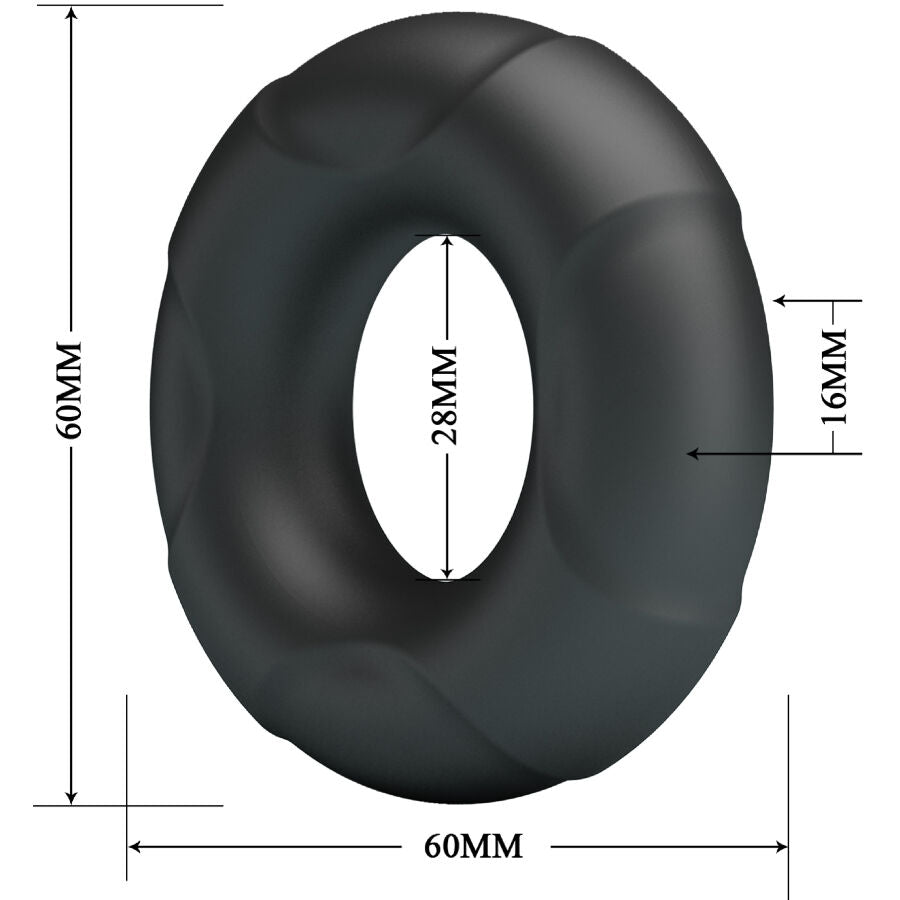 CRAZY BULL - ANELLO IN SILICONE ARVELL MODELLO 12 – Cockring senza vibrazione – foto 6