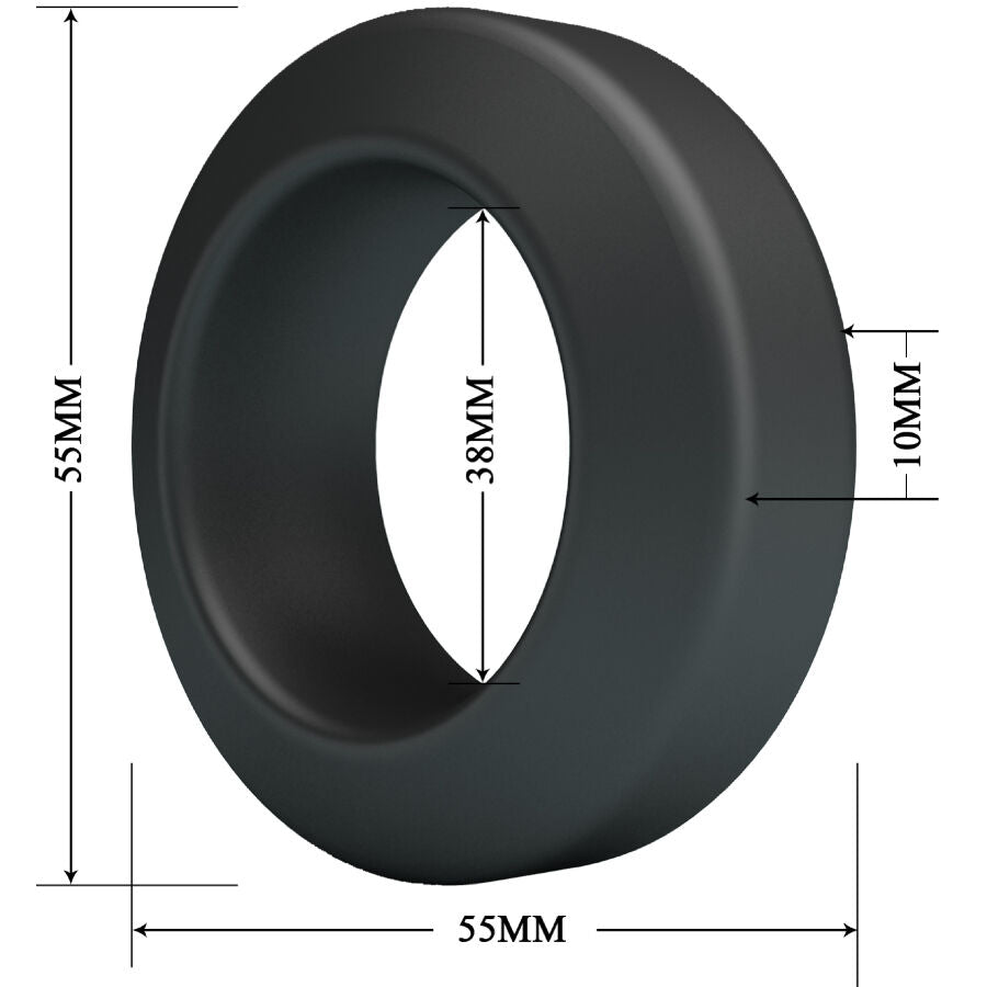 CRAZY BULL - BRODAN ANELLO IN SILICONE MODELLO 9 – Cockring senza vibrazione – foto 6