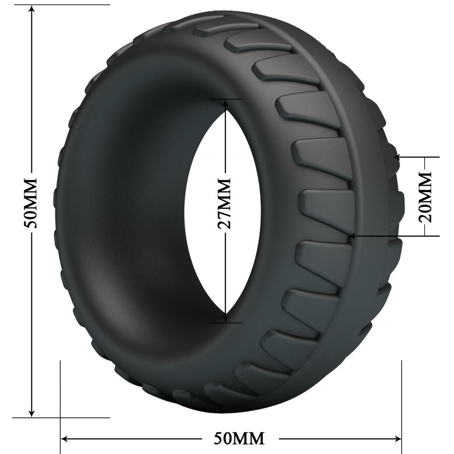 CRAZY BULL - DILSON ANELLO IN SILICONE MODELLO 3 – Cockring senza vibrazione – foto 6