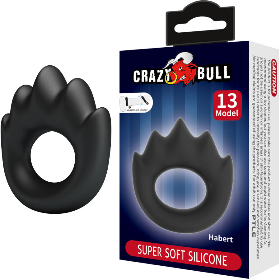 CRAZY BULL - HABERT ANELLO IN SILICONE MODELLO 13 – Cockring senza vibrazione – foto 2