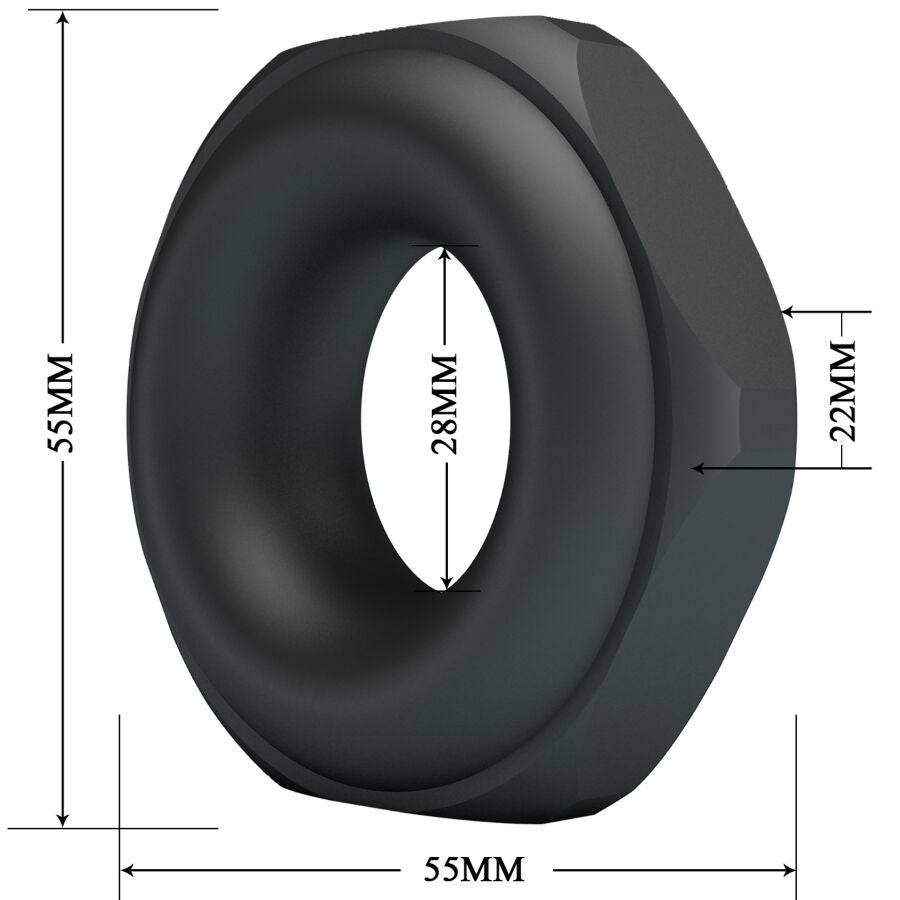 CRAZY BULL - ANELLO IN SILICONE JARVIUS MODELLO 14 – Cockring senza vibrazione – foto 6