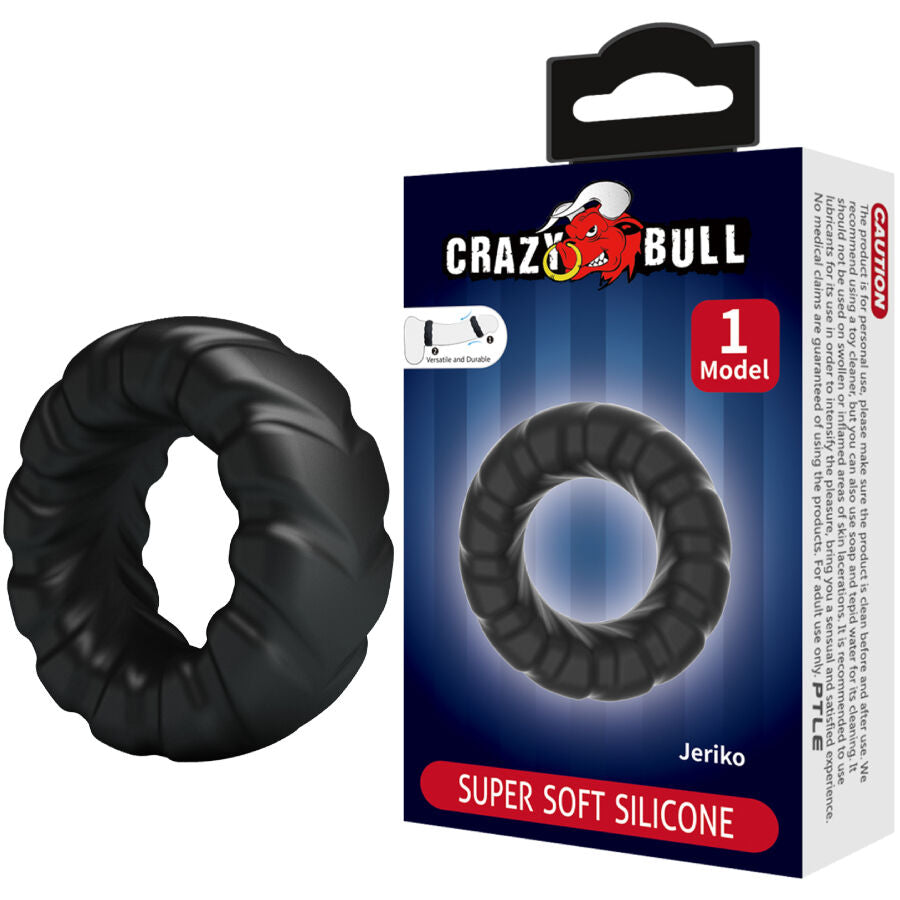 CRAZY BULL - ANELLO IN SILICONE JERIKO MODELLO 1 – Cockring senza vibrazione – foto 2