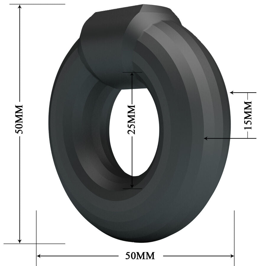 CRAZY BULL - KAYKE ANELLO IN SILICONE MODELLO 2 – Cockring senza vibrazione – foto 6
