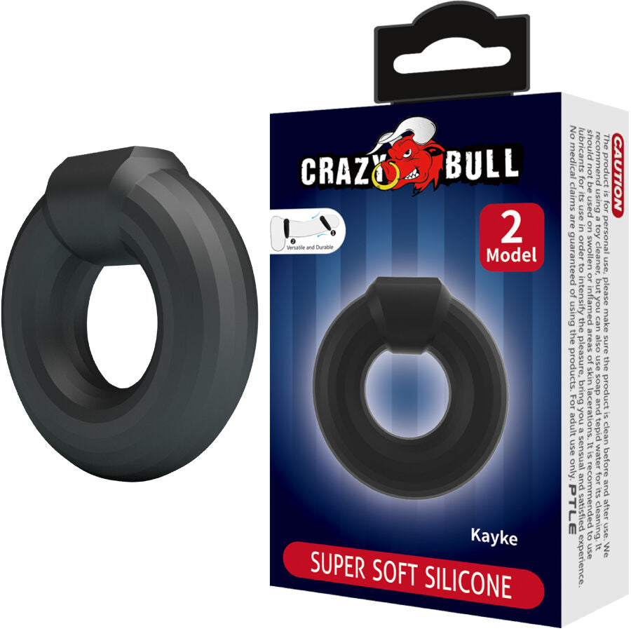 CRAZY BULL - KAYKE ANELLO IN SILICONE MODELLO 2 – Cockring senza vibrazione – foto 2