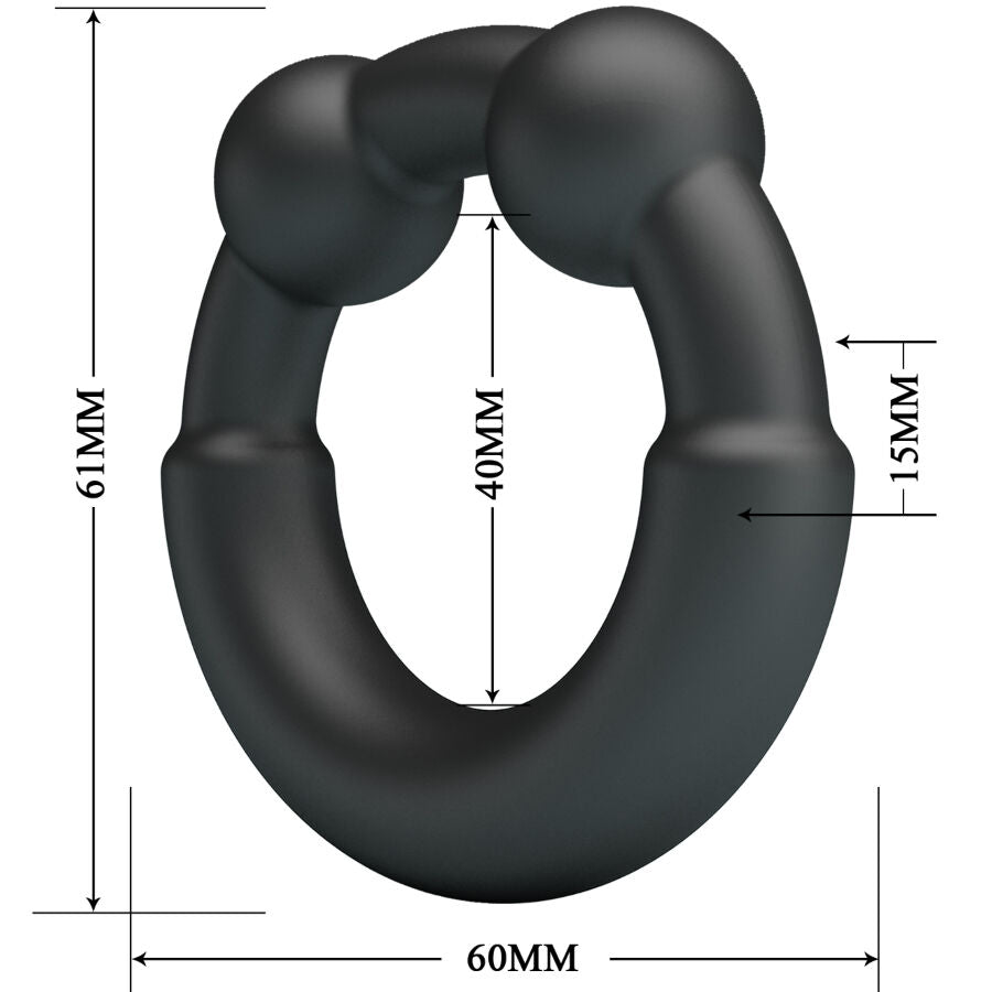 CRAZY BULL - ANELLO IN SILICONE MECO MODELLO 15 – Cockring senza vibrazione – foto 6