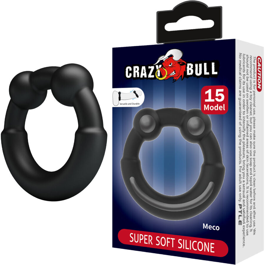 CRAZY BULL - ANELLO IN SILICONE MECO MODELLO 15 – Cockring senza vibrazione – foto 2