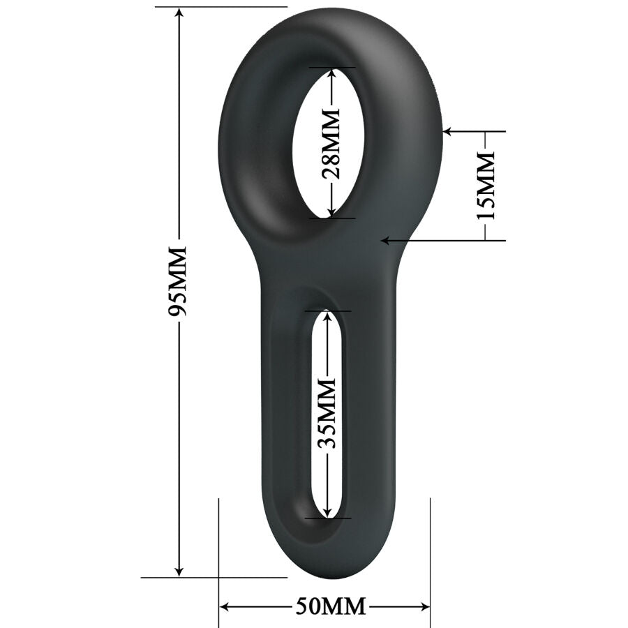 CRAZY BULL - ANELLO IN SILICONE ONIEL MODELLO 18 – Cockring senza vibrazione – foto 6