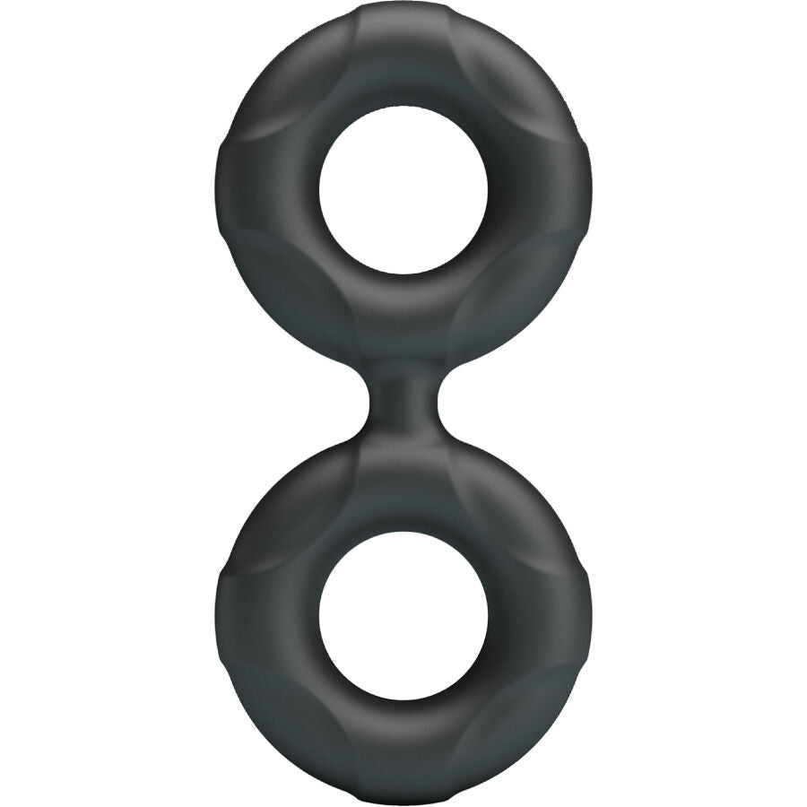 CRAZY BULL - RADWAN DOPPIO ANELLO IN SILICONE MODELLO 19 – Cockring senza vibrazione