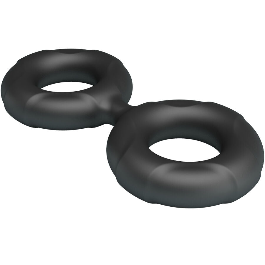 CRAZY BULL - RADWAN DOPPIO ANELLO IN SILICONE MODELLO 19 – Cockring senza vibrazione – foto 4