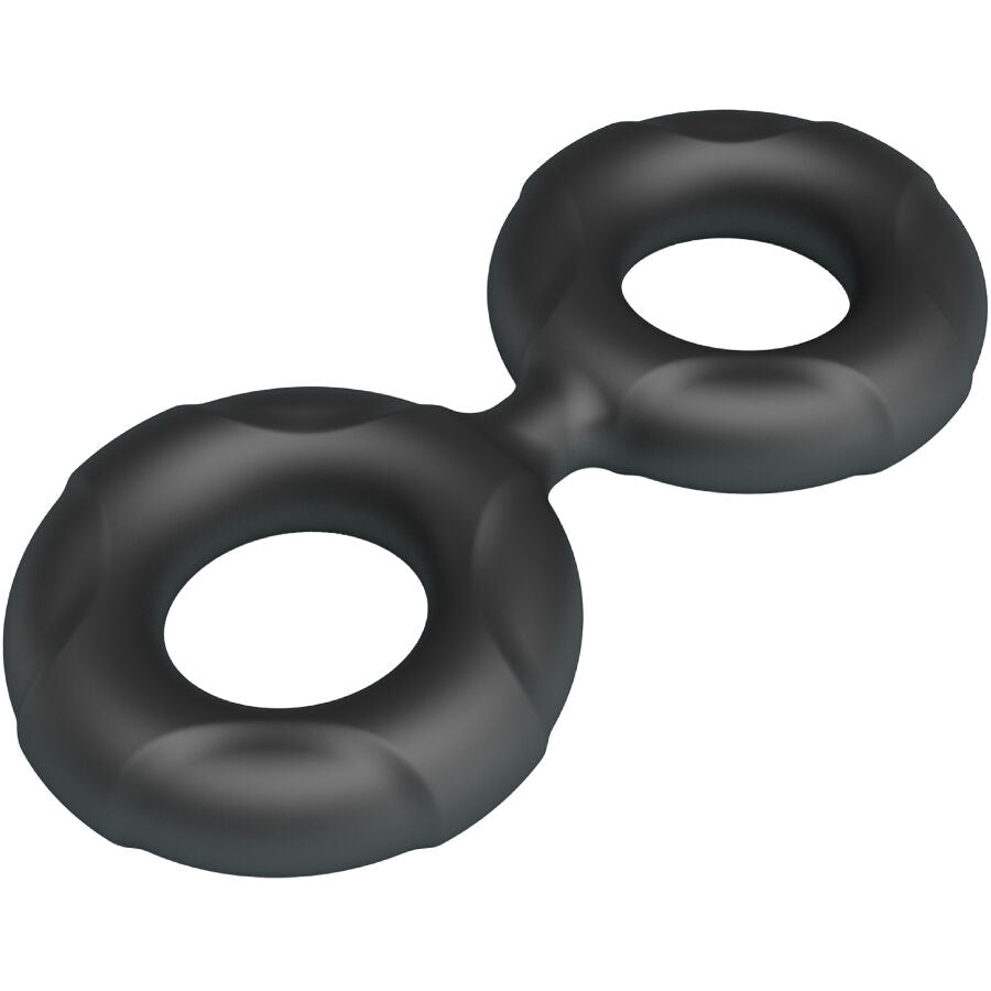 CRAZY BULL - RADWAN DOPPIO ANELLO IN SILICONE MODELLO 19 – Cockring senza vibrazione – foto 5