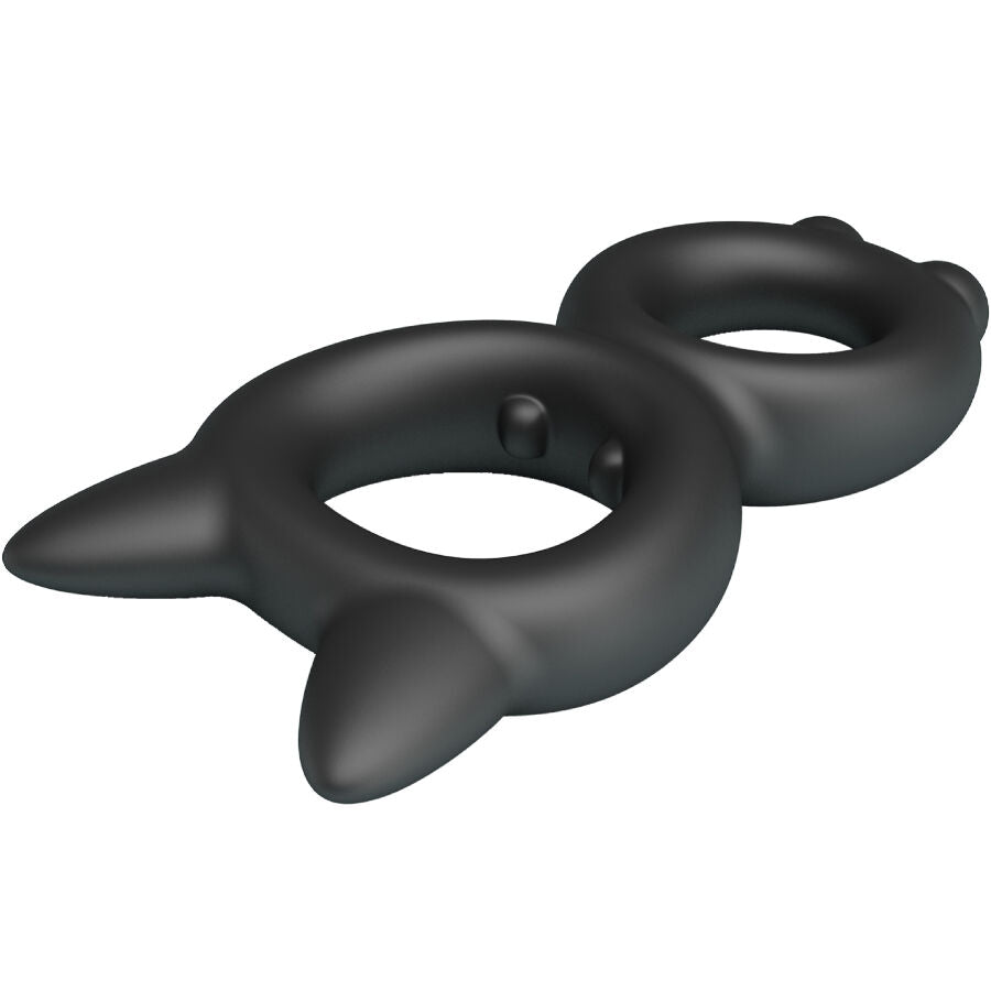 CRAZY BULL - TORAN DOPPIO ANELLO IN SILICONE MODELLO 20 – Cockring senza vibrazione – foto 5