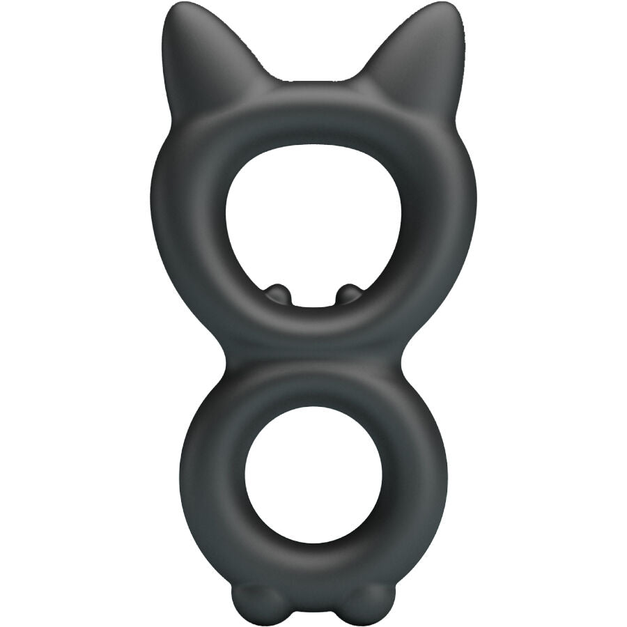 CRAZY BULL - TORAN DOPPIO ANELLO IN SILICONE MODELLO 20 – Cockring senza vibrazione