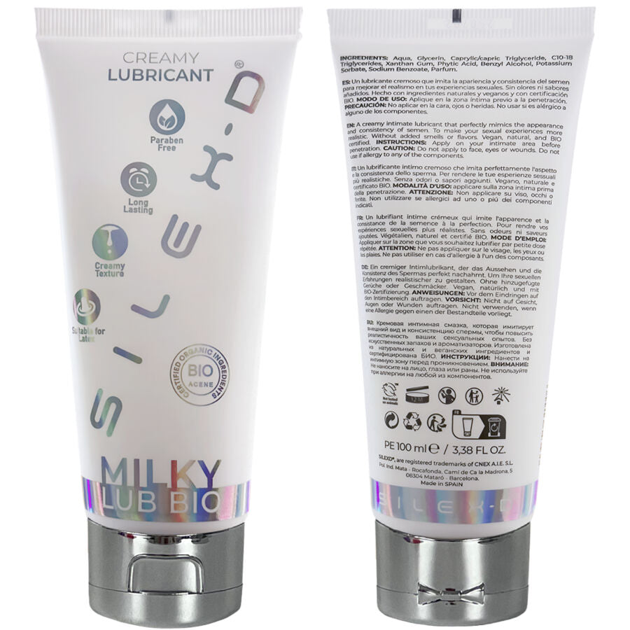 SILEXD - LUBRIFICANTE BIO CREMOSO 100 ML – A base d'acqua – foto 3