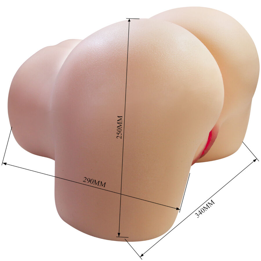 CRAZY BULL - JULIA REALISTICA FEMMINILE SEDERE VAGINA E ANALE 11 KG – Dimensioni reali delle bambole – foto 7