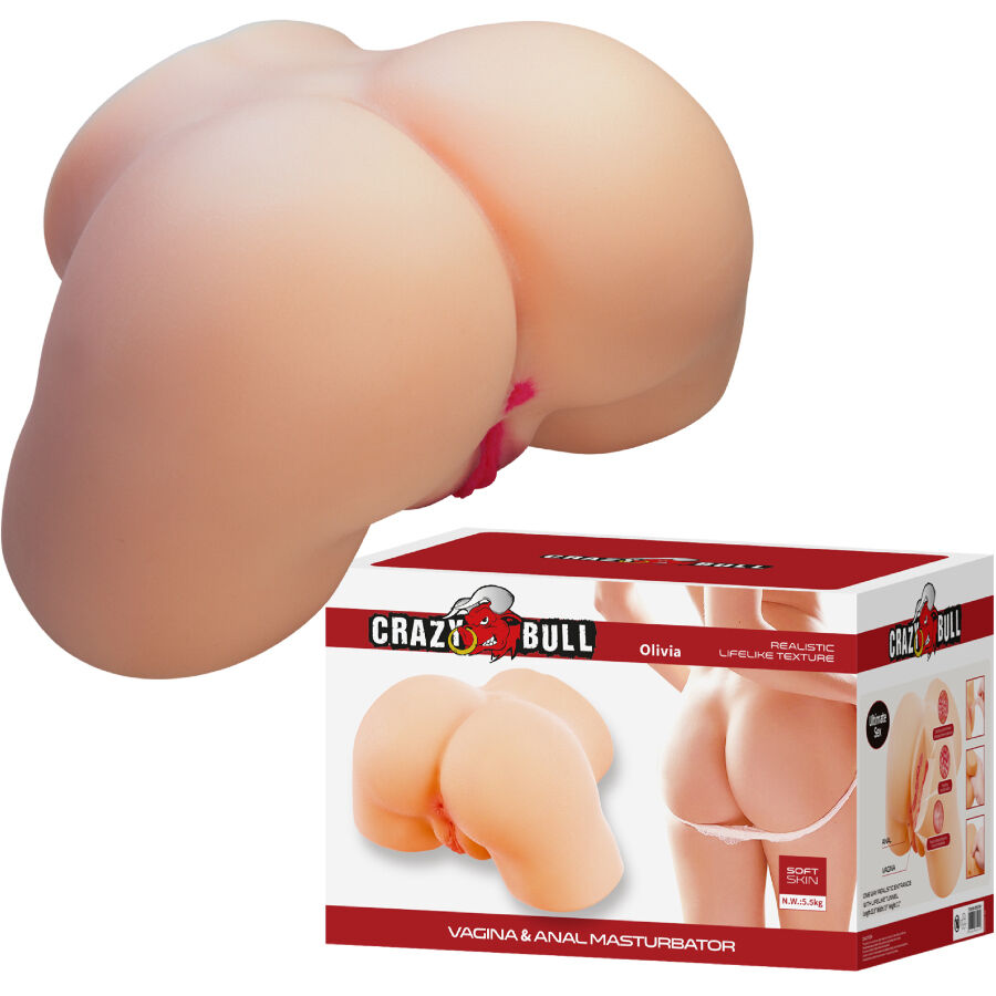 CRAZY BULL - OLIVIA REALISTICO SEDERE FEMMINILE VAGINA E ANALE 5,5 KG – Vari masturbatori – foto 2