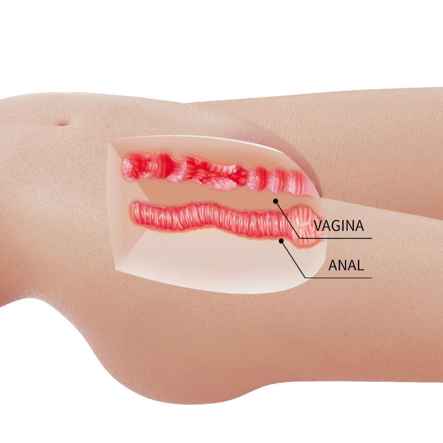 CRAZY BULL - MIA TORSO FEMMINILE REALISTICO VAGINA E ANALE 8,5 KG – Dimensioni reali delle bambole – foto 7