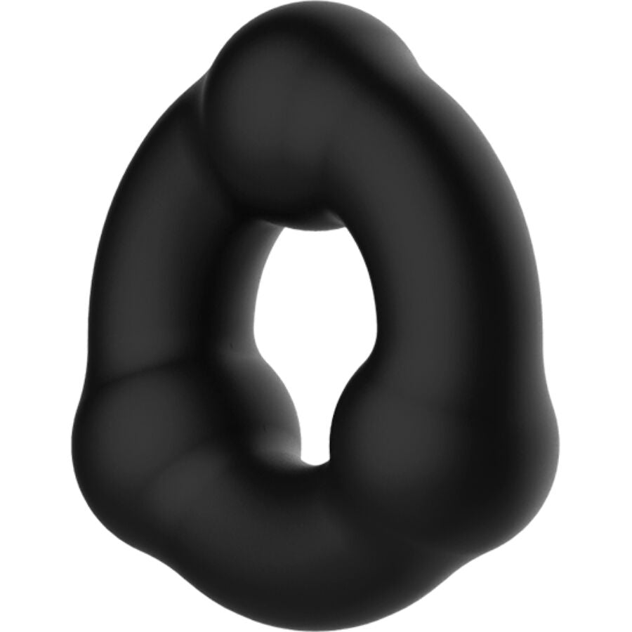 CRAZY BULL - ANELLO IN SILICONE SUPER MORBIDO CON NODULI – Cockring senza vibrazione – foto 3
