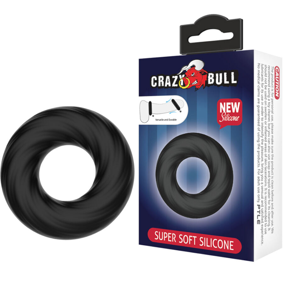 CRAZY BULL - ANELLO IN SILICONE A SPIRALE – Cockring senza vibrazione – foto 2