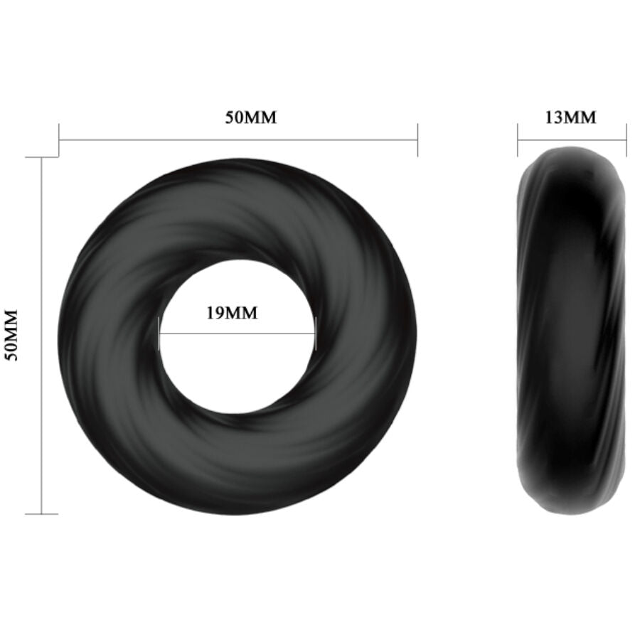 CRAZY BULL - ANELLO IN SILICONE A SPIRALE – Cockring senza vibrazione – foto 6