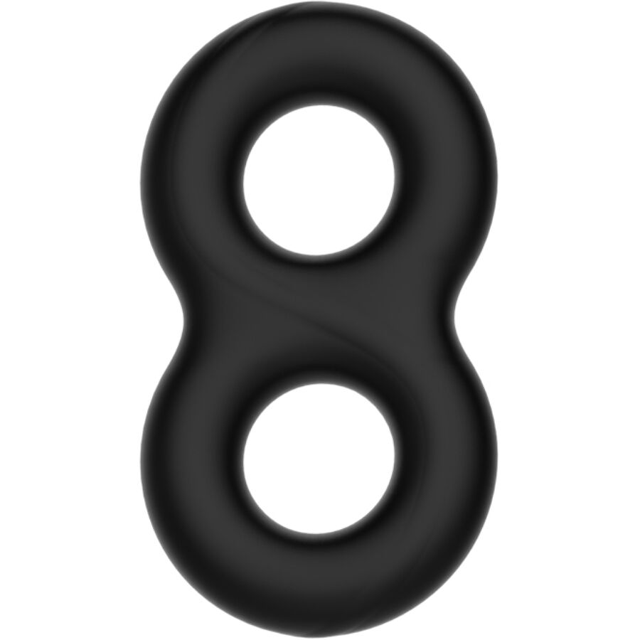 CRAZY BULL - ANELLO IN SILICONE DOPPIO INFINITO – Cockring senza vibrazione