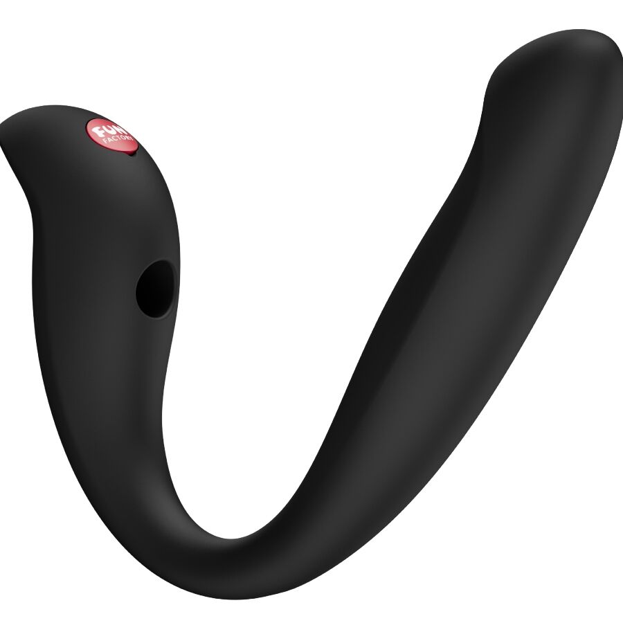 FUN FACTORY - VELOCE VIBRATORE A DOPPIO IMPULSO D'ARIA INSERIBILE NERO – Stimolatore d'aria con vibrazione – foto 2