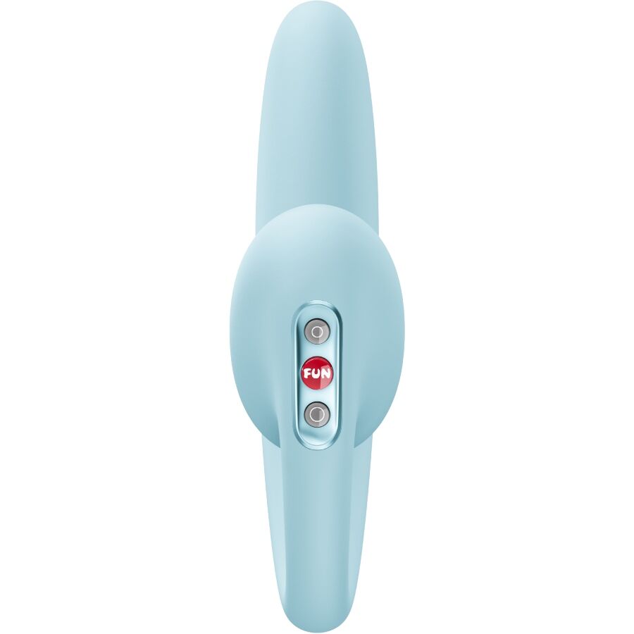FUN FACTORY - VIBRATORE A DOPPIO IMPULSO D'ARIA INSERIBILE CRESCENDO BLU GHIACCIO – Stimolatore d'aria con vibrazione – foto 3