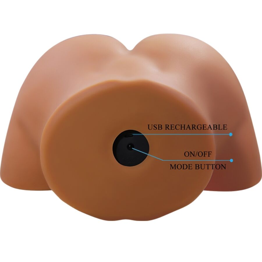 CRAZY BULL - SOPHIA VIBRATORE E SUCCHIATORE REALISTICO PER POLSO FEMMINILE CON SUONO 5,5 KG – Vagine con vibrazione – foto 6