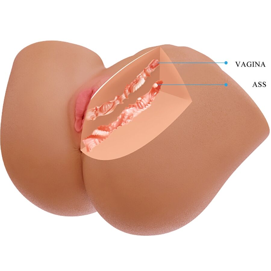 CRAZY BULL - ILANA VIBRATORE E SUCCHIATORE REALISTICO PER POLSO FEMMINILE CON SUONO 6,8 KG – Vagine con vibrazione – foto 7