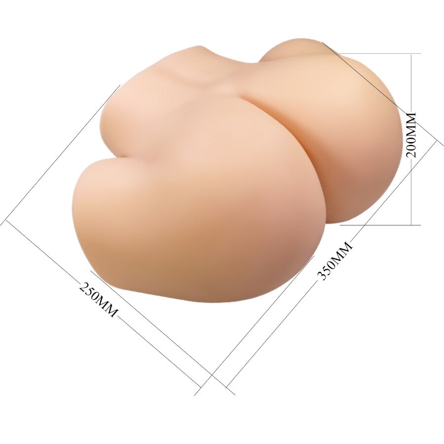 CRAZY BULL - VIVIAN REALISTICA FEMMINILE VAGINA POSTERIORE E ANALE 7 KG – Dimensioni reali delle bambole – foto 5