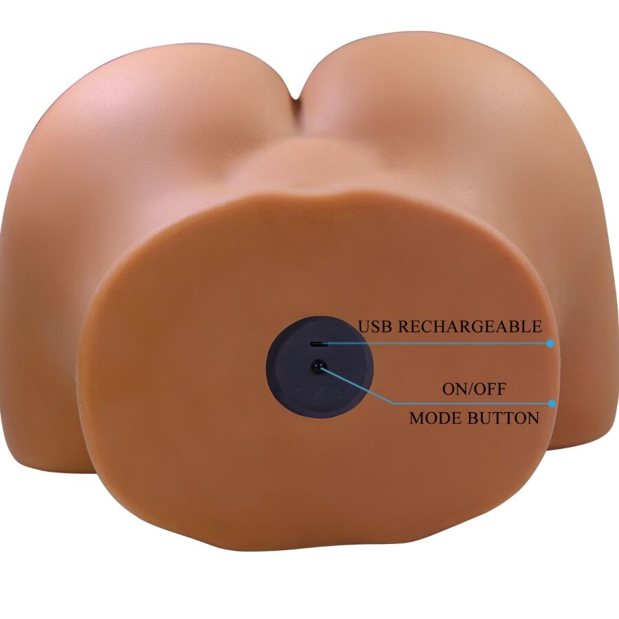 CRAZY BULL - WENDY VIBRATORE E SUCCHIATORE REALISTICO PER POLSO FEMMINILE CON SUONO 11 KG – Dimensioni reali delle bambole – foto 6