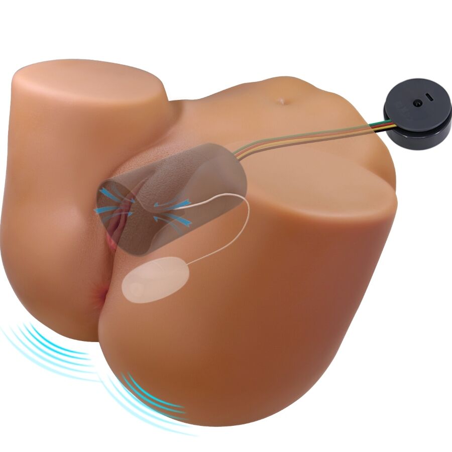 CRAZY BULL - WENDY VIBRATORE E SUCCHIATORE REALISTICO PER POLSO FEMMINILE CON SUONO 11 KG – Dimensioni reali delle bambole – foto 3
