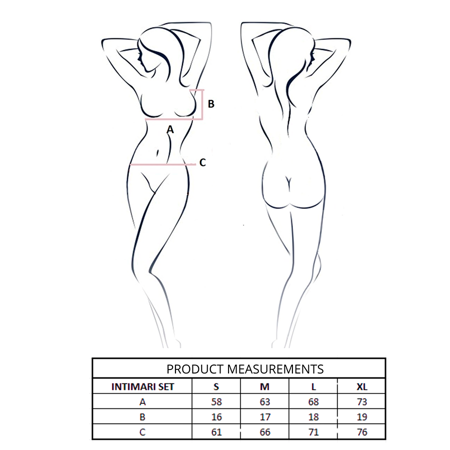 PASSION - INTIMARI REGGISENO + SLIP NERO L/XL – Reggiseno e slip – foto 4