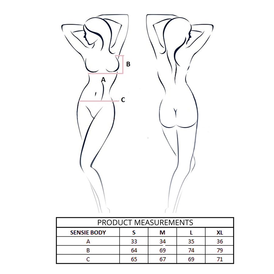 PASSION - BODY SENSIE BORDEAUX L/XL – Body – foto 4